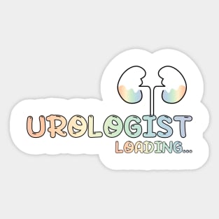 Urologist in progress Sticker